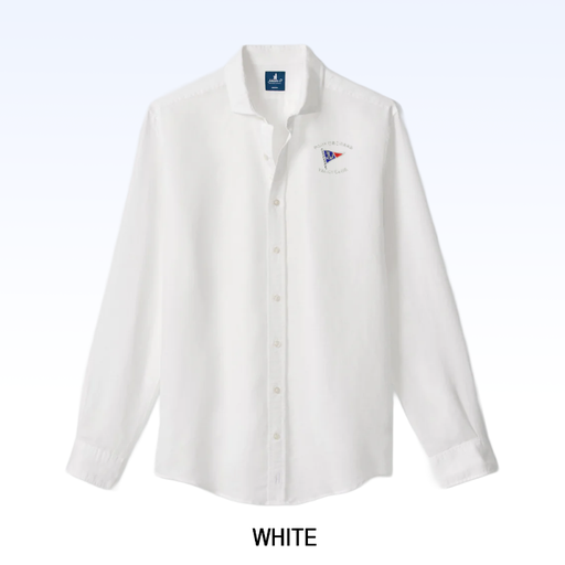 JOHNNIE-O LINEN BLEND BUTTON DOWN SHIRT - MCCARTHY SOLID