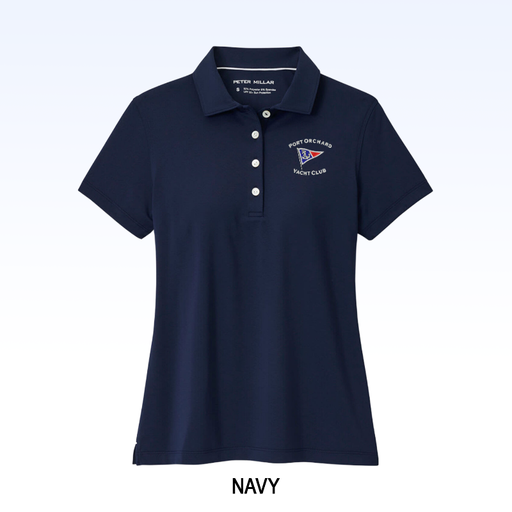 PETER MILLAR WOMEN'S SHORT SLEEVE BUTTON POLO