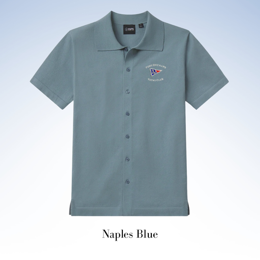 CUTS CLOTHING RIVIERA KNIT BUTTON UP