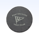 SET OF 4 SLATE COASTERS - 4"
